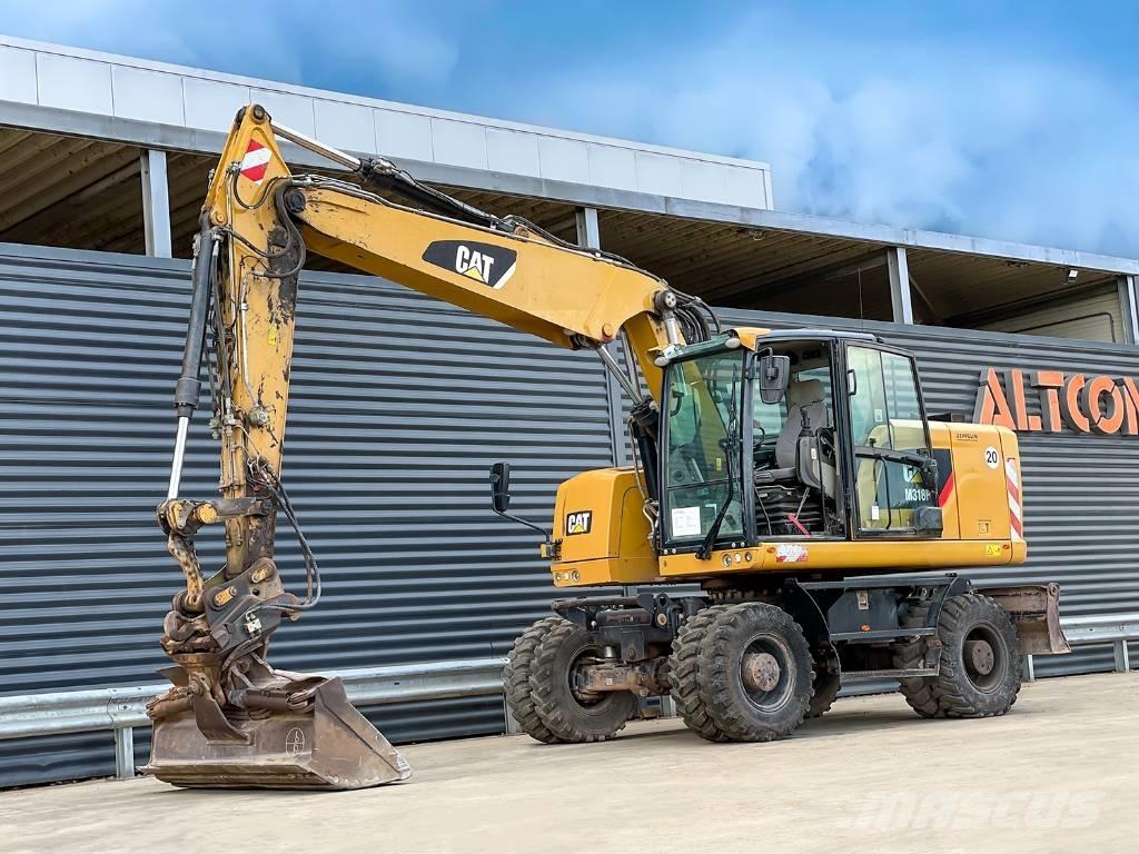 CAT M318F Колёсные экскаваторы