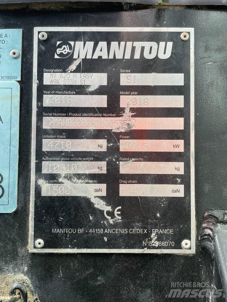 Manitou MT 625 H Телескопические погрузчики
