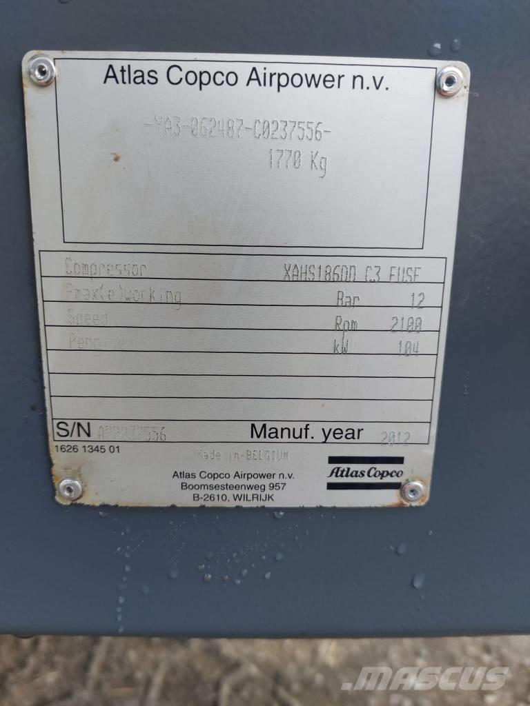 Atlas Copco XAHS186 Воздушные компрессоры