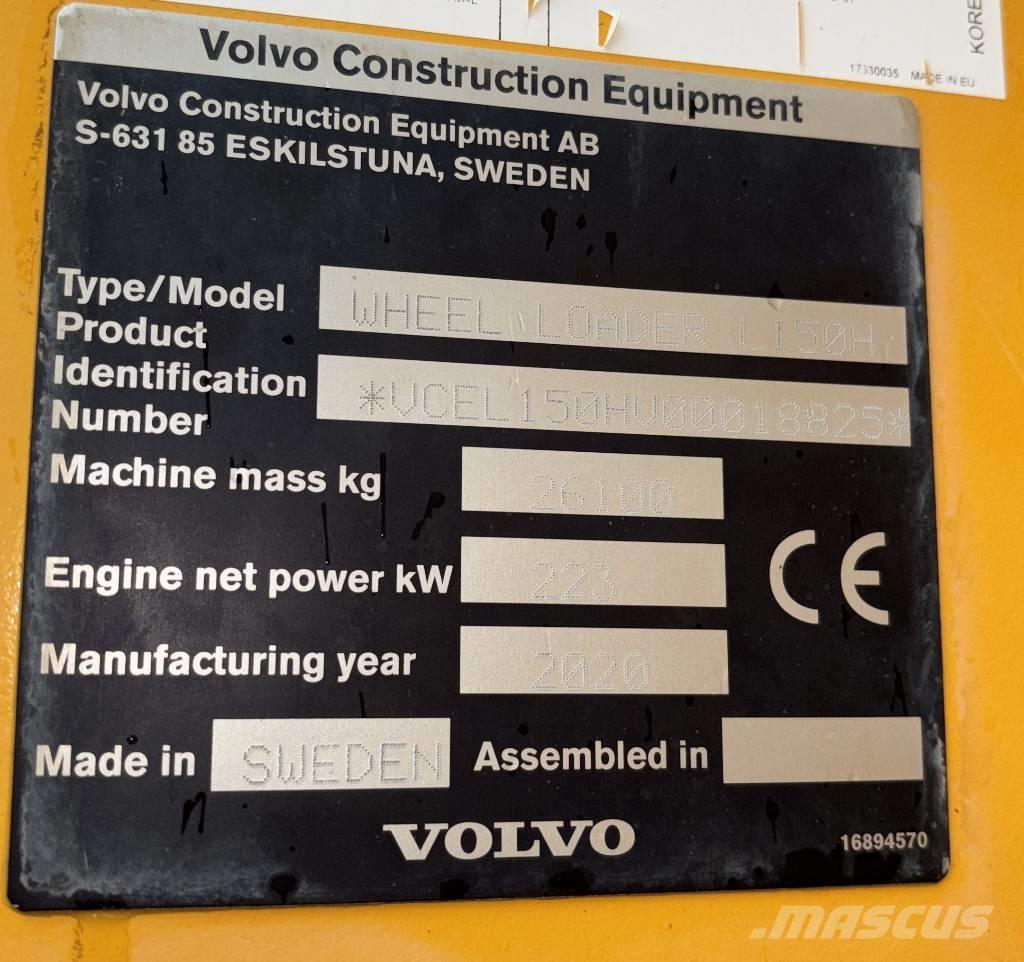 Volvo Radlader L150H Фронтальные погрузчики