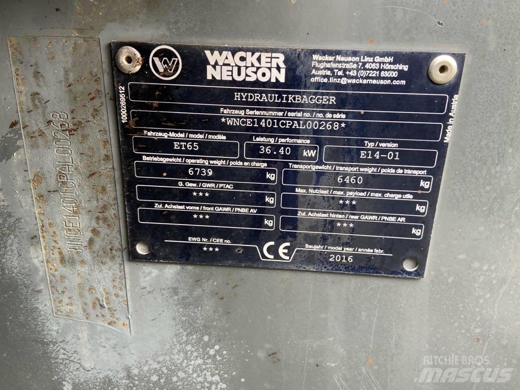 Wacker Neuson ET65 Гусеничные экскаваторы