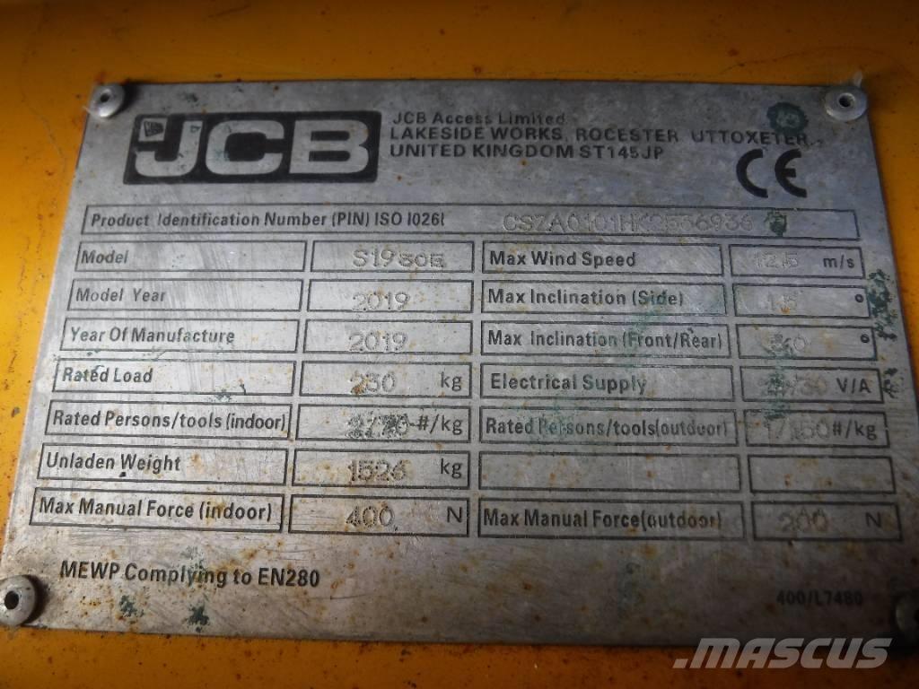 JCB S 1930 E Ножничные подъемники