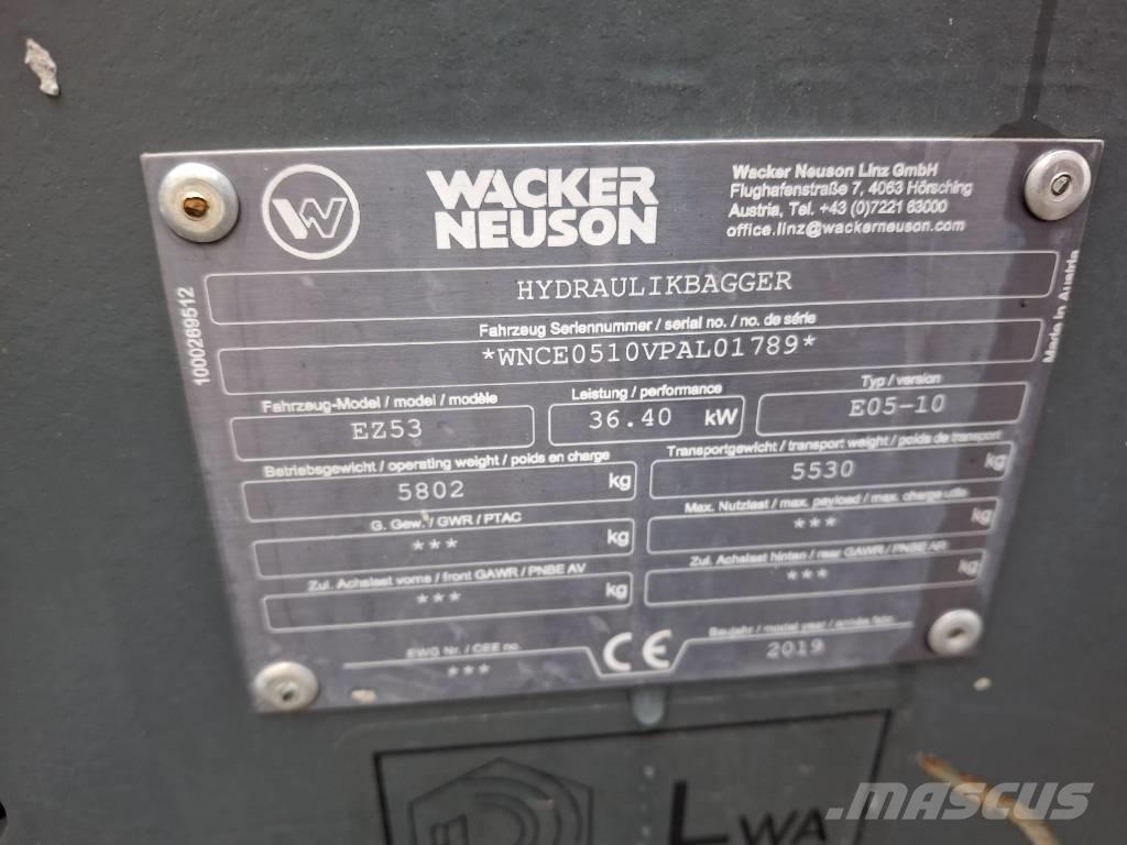 Wacker Neuson EZ 53 Мини-экскаваторы