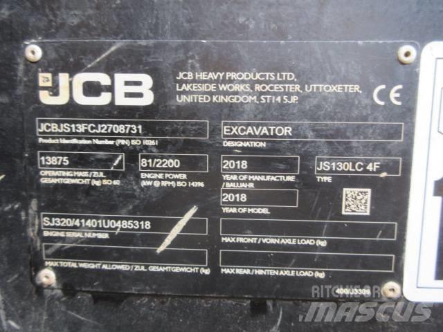JCB JS130LC Plus+ Гусеничные экскаваторы