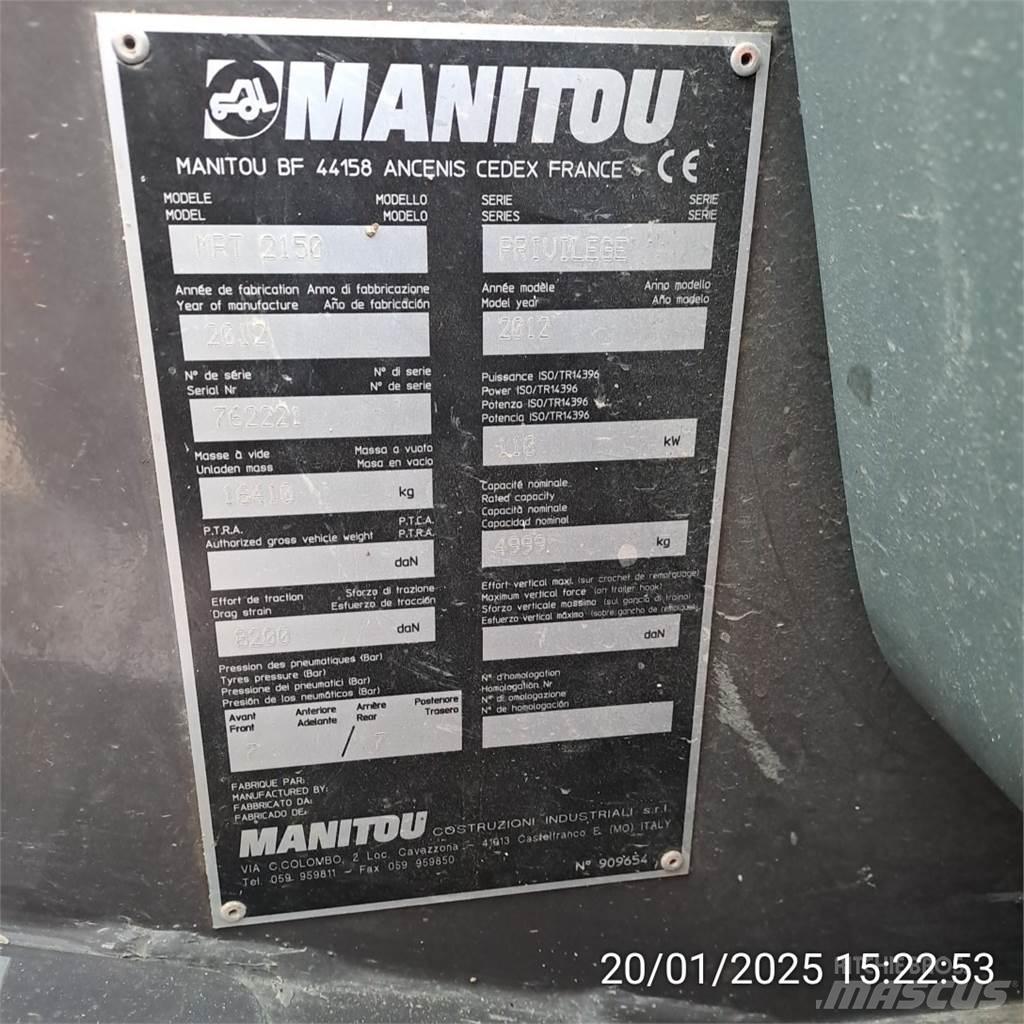 Manitou 2150MRT Телескопические погрузчики