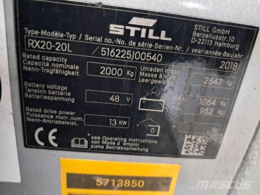 Still RX20-20L Электропогрузчики