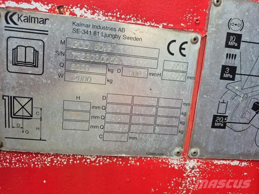 Kalmar Gcd 80-9 Газовые погрузчики