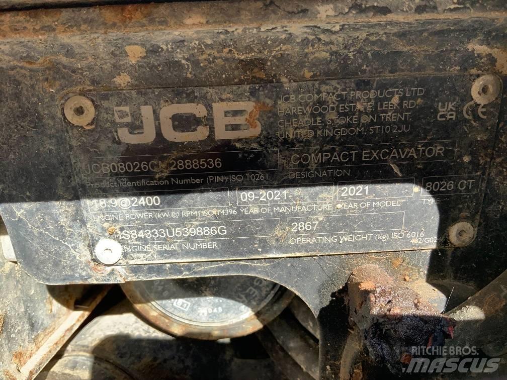 JCB 8026 CTS Мини-экскаваторы
