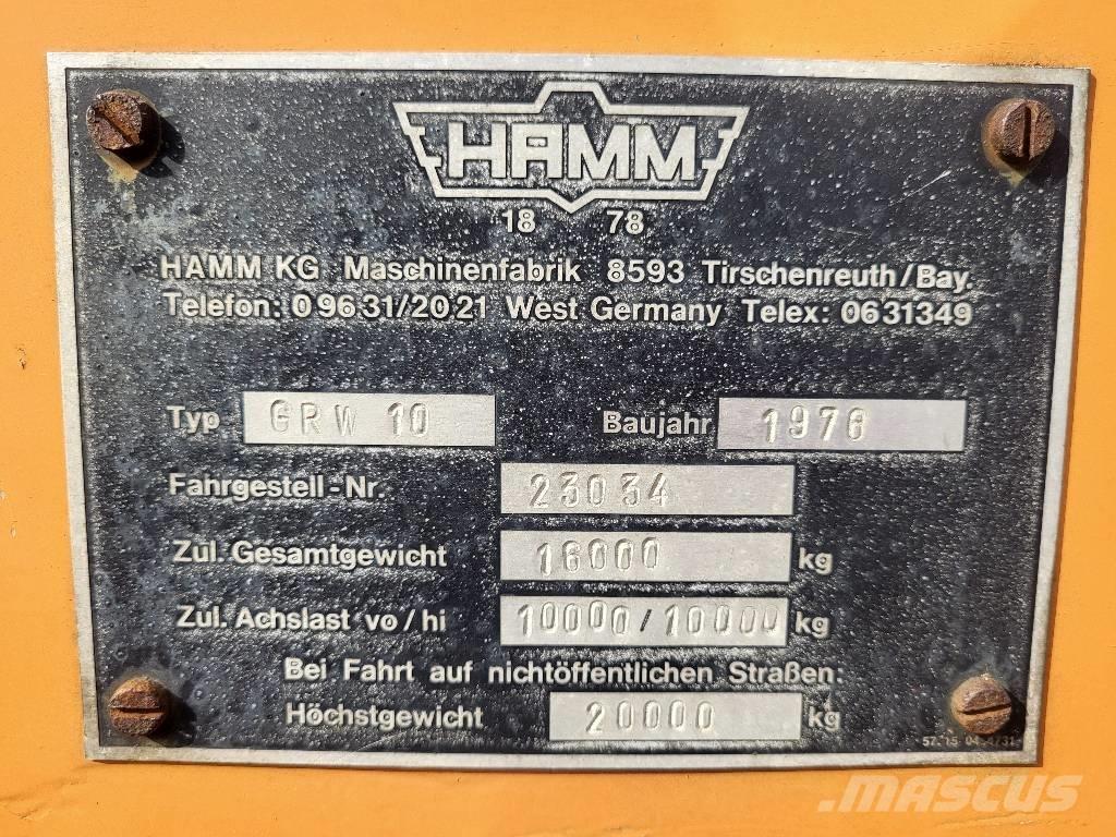 Hamm GRW 10 Пневматические катки