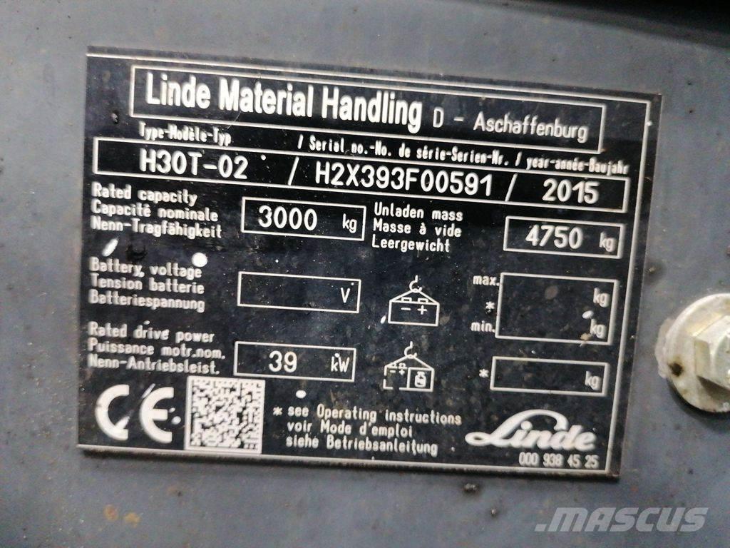 Linde H30T-02 Газовые погрузчики