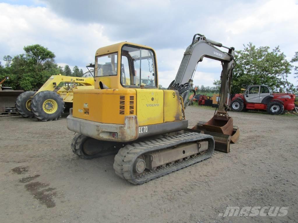 Volvo EC 70  ECR 88 Малые экскаваторы 7т-12т