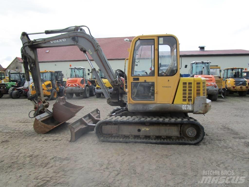 Volvo EC 70  ECR 88 Малые экскаваторы 7т-12т