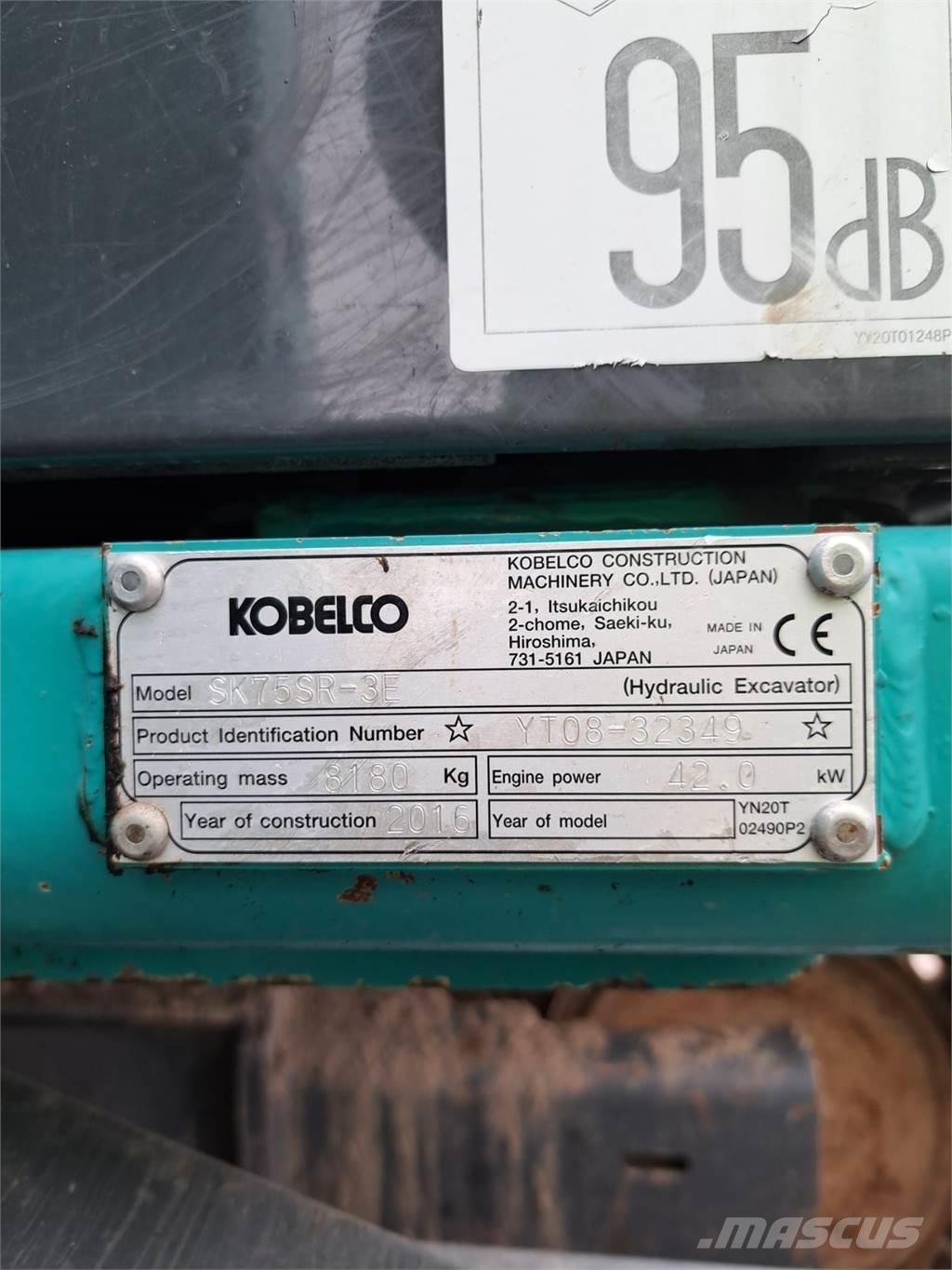 Kobelco SK75SR-3E Мини-экскаваторы