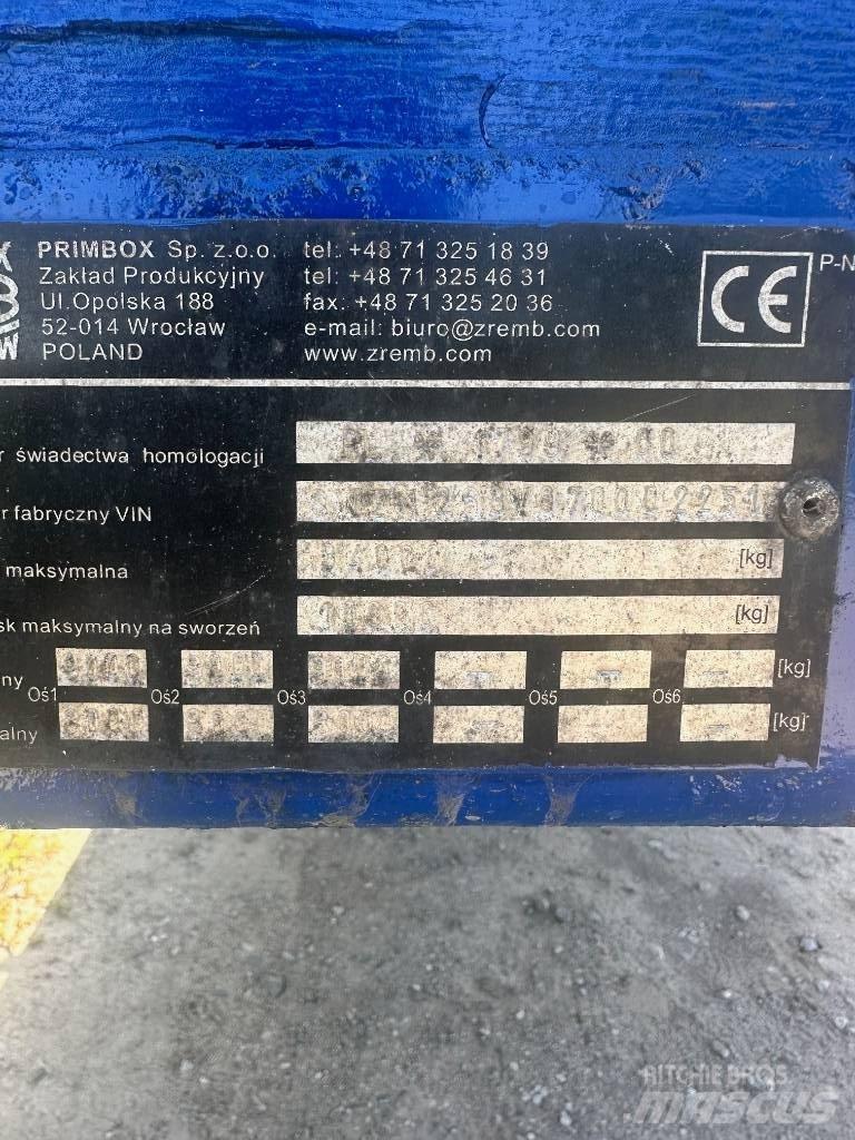 Zremb N263 Прицепы-платформы/боковая разгрузка