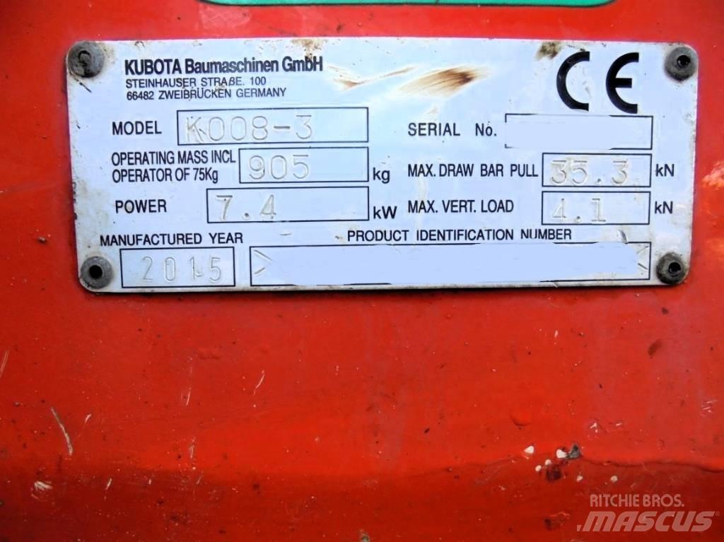 Kubota K 008-3 Мини-экскаваторы