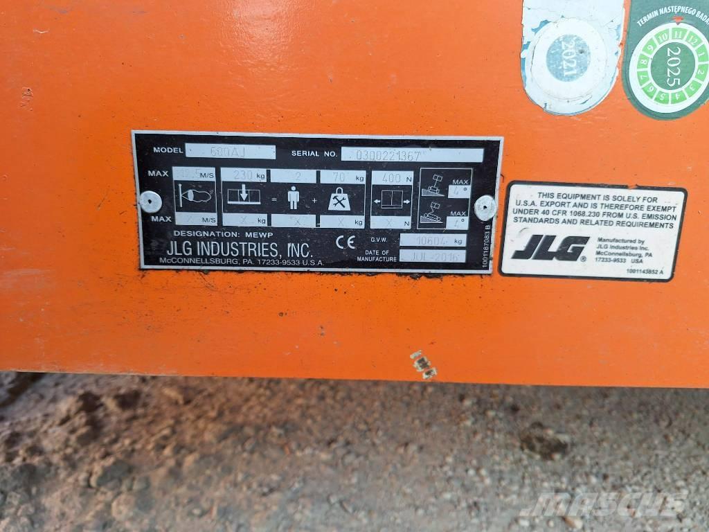 JLG 600AJ Коленчатые подъемники