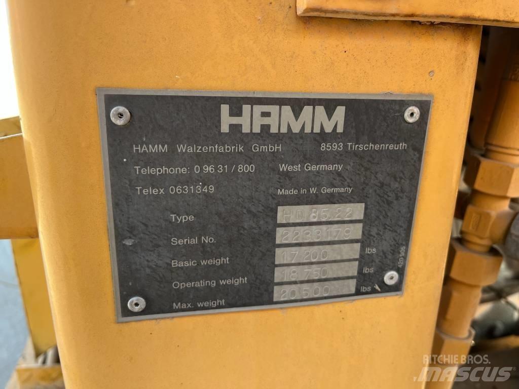 Hamm HD 85 Катки тротуарные