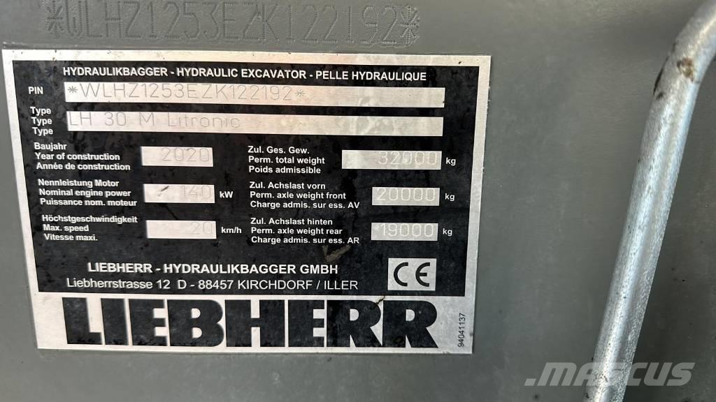 Liebherr LH 30 M Перегружатели металлолома/промышленные погрузчики