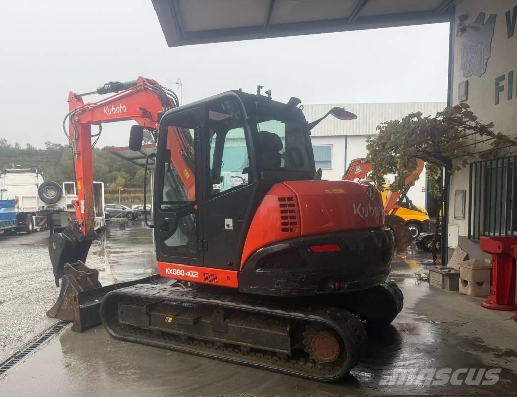 Kubota KX 080 Малые экскаваторы 7т-12т