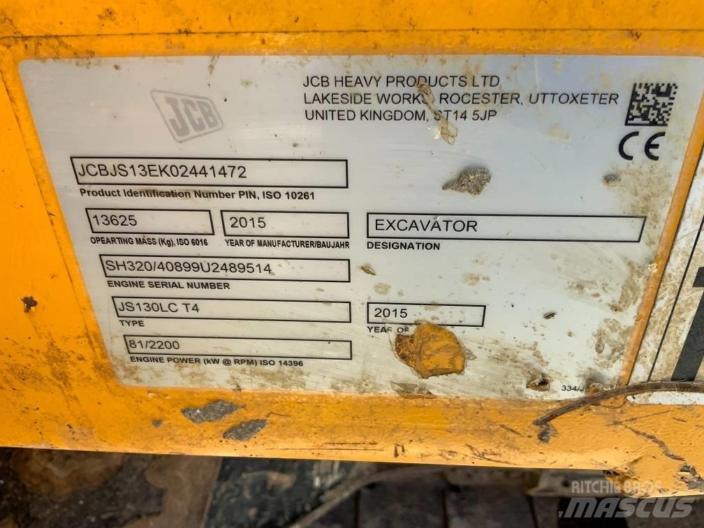 JCB JS 130 LC Гусеничные экскаваторы