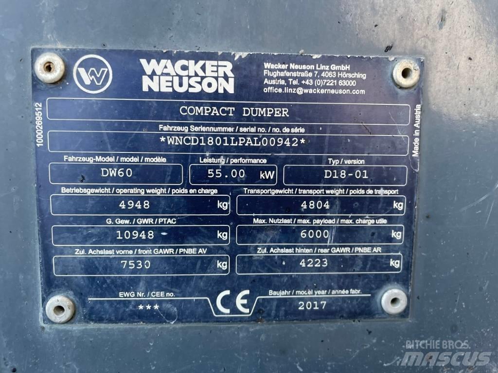 Wacker Neuson DW60 Мини-самосвалы