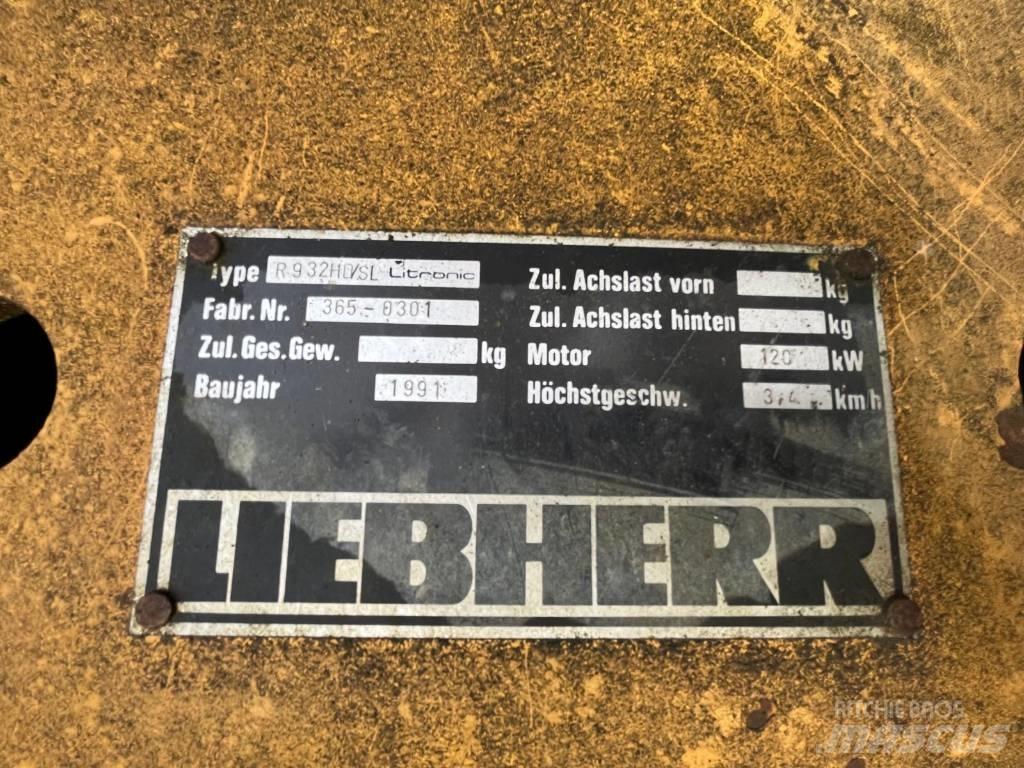 Liebherr 932 Гусеничные экскаваторы