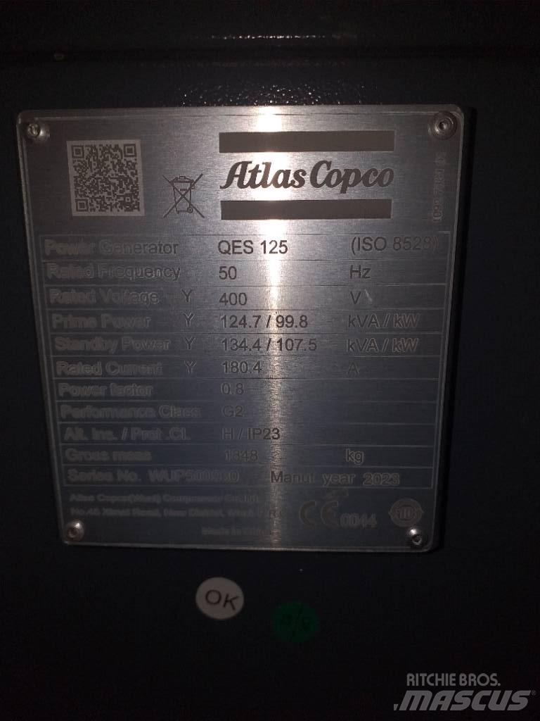 Atlas Copco QES125 Дизельные генераторы
