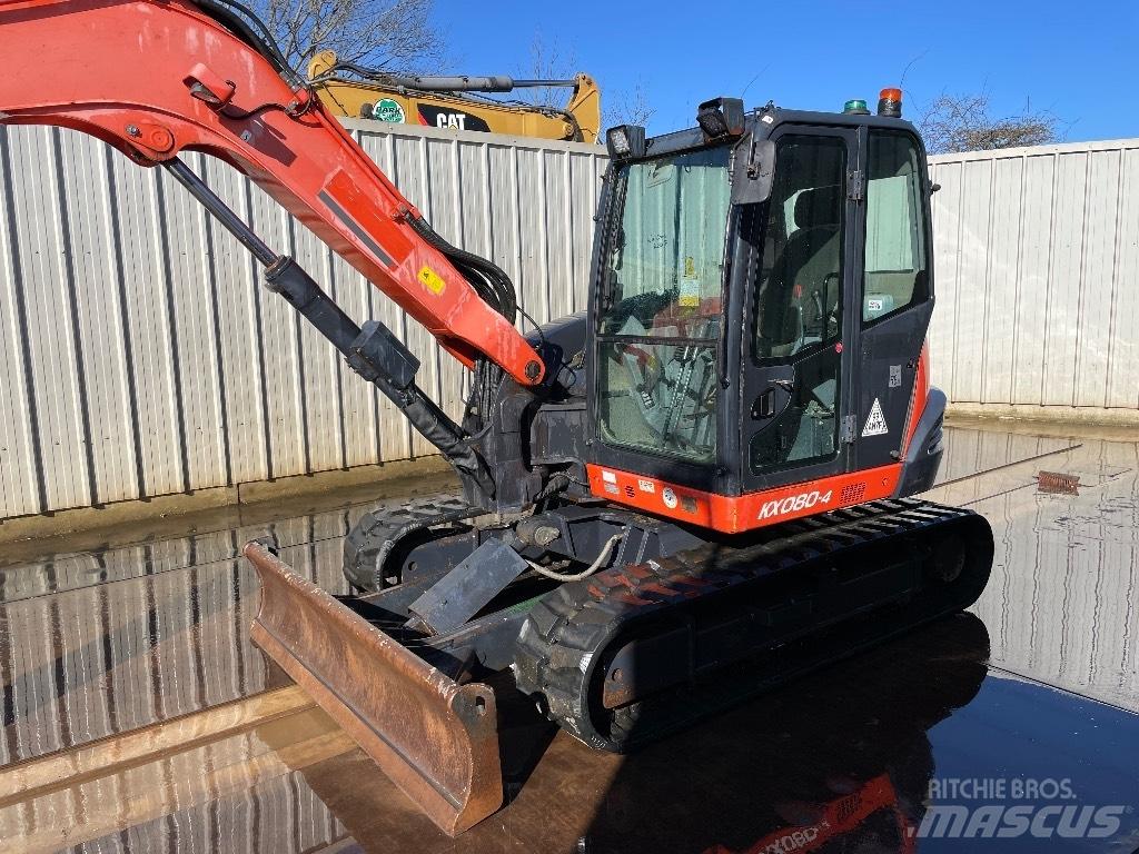 Kubota KX 080-4 Малые экскаваторы 7т-12т