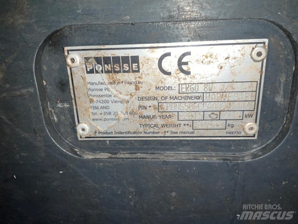 Ponsse ERGO 8W Харвестеры