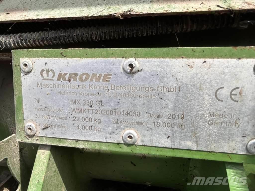 Krone MX 330 GL Самоходные кормоуборочные комбайны