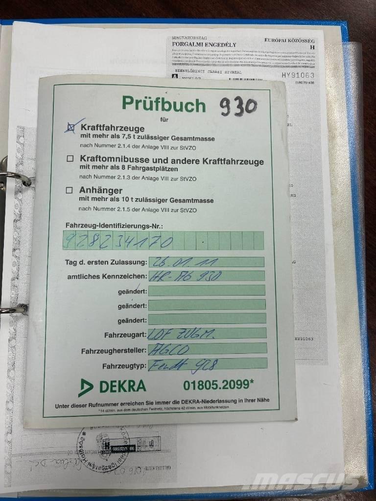 Fendt 933 Vario Трактора