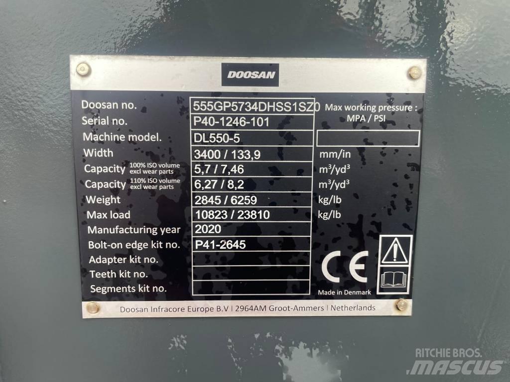 Doosan DL550 Ковши