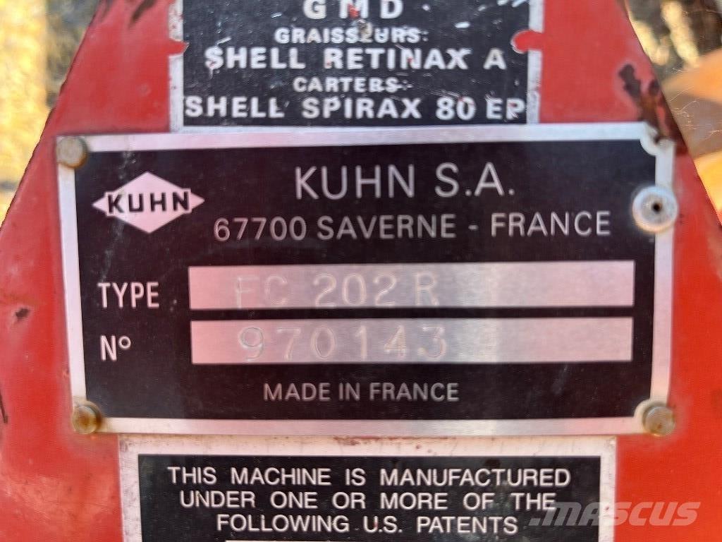 Kuhn FC 202 R Косилки плющилки