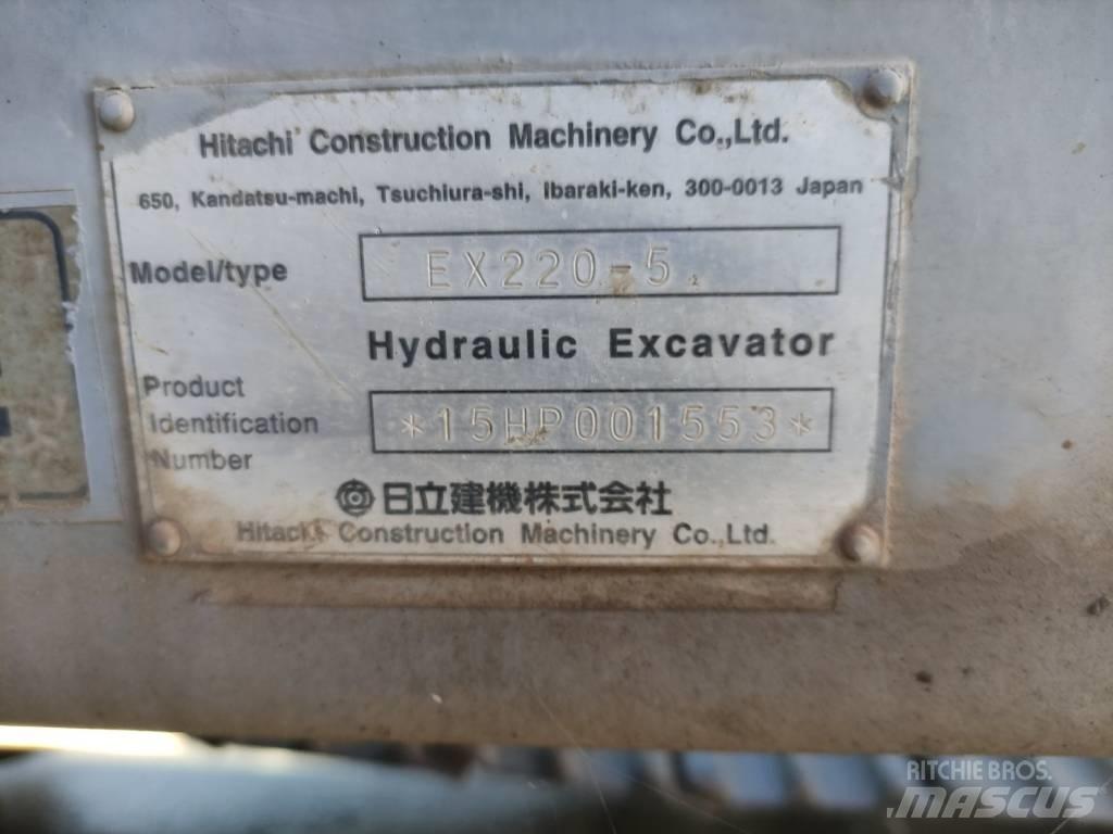 Hitachi EX 220-5 Гусеничные экскаваторы