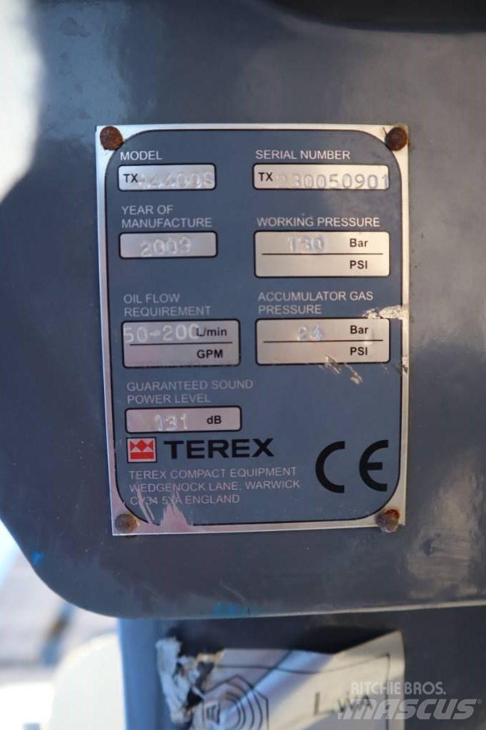 Terex TXH4400 Гидромолоты