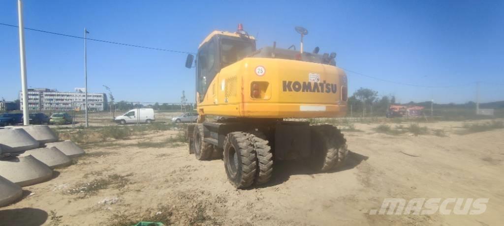 Komatsu PW 140-7 Колёсные экскаваторы