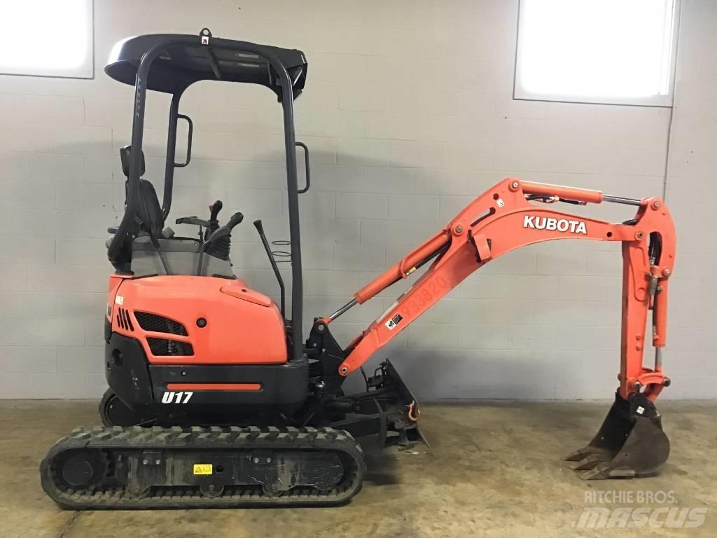 Kubota U 17 Мини-экскаваторы