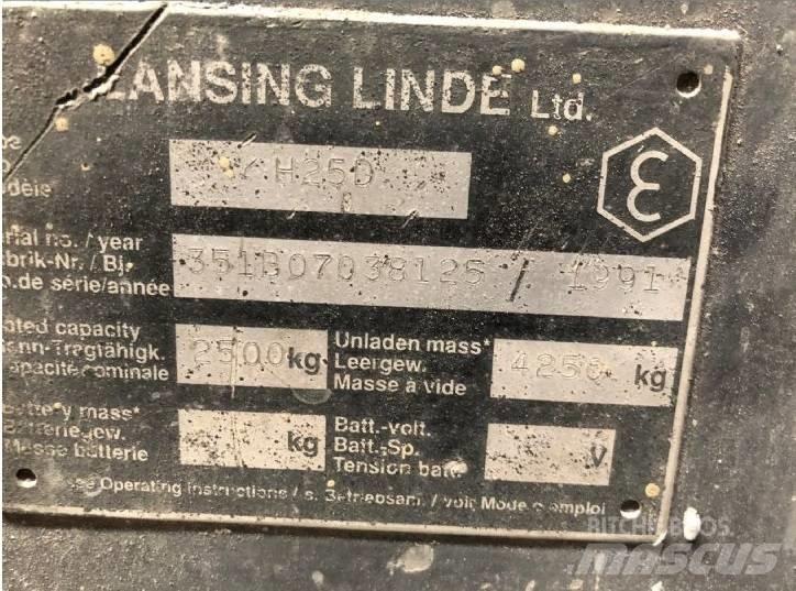 Linde H25D Дизельные погрузчики