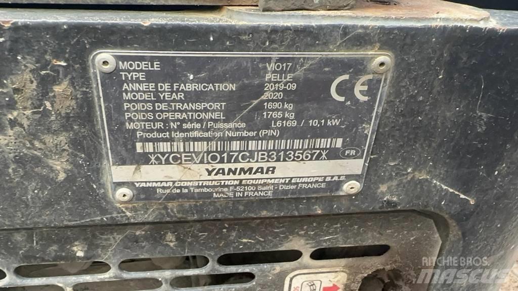 Yanmar Vio 17 Мини-экскаваторы