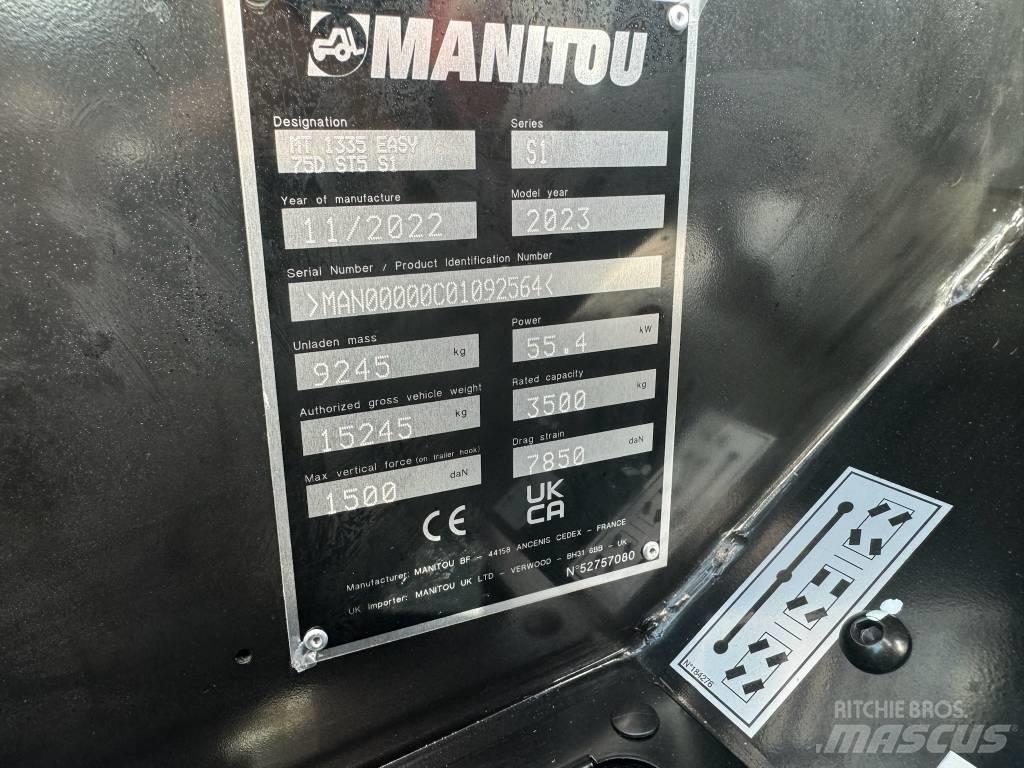 Manitou MT 1335 Телескопические погрузчики