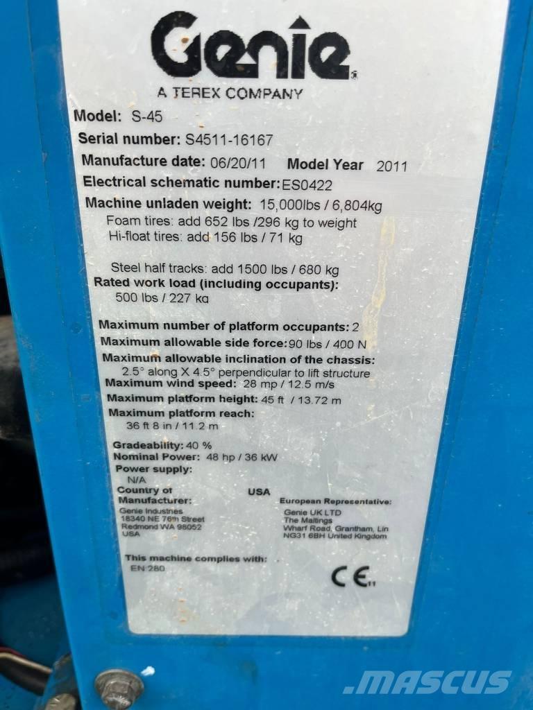 Genie S 45 Телескопические подъемники