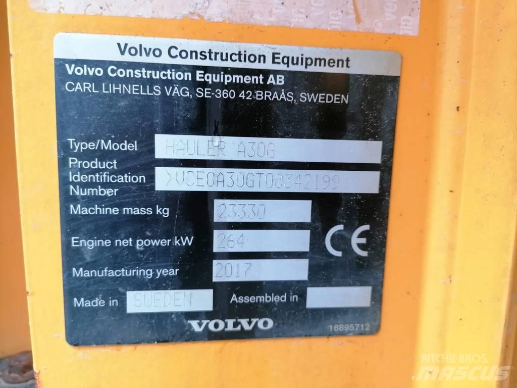 Volvo A 30 G Шарнирно-сочленённые самосвалы