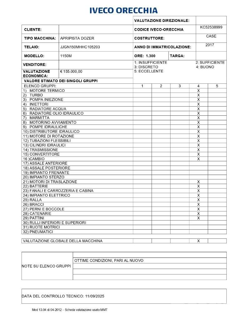 CASE 1150 M Гусеничные бульдозеры