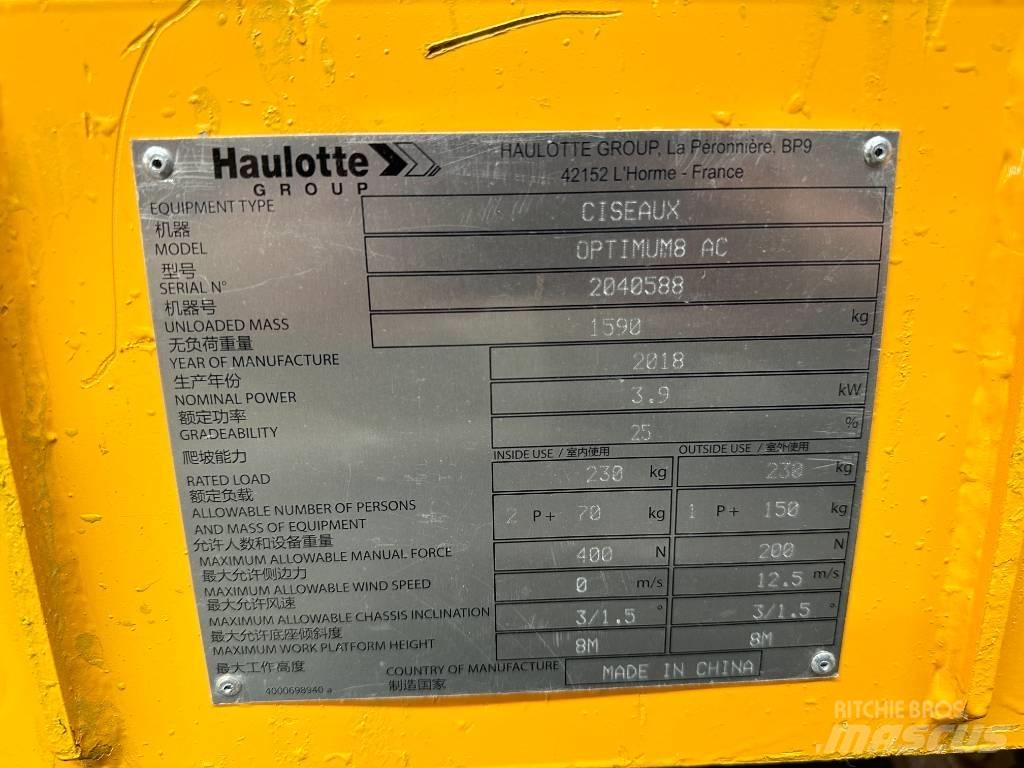 Haulotte OPTIMUM 8 Ножничные подъемники