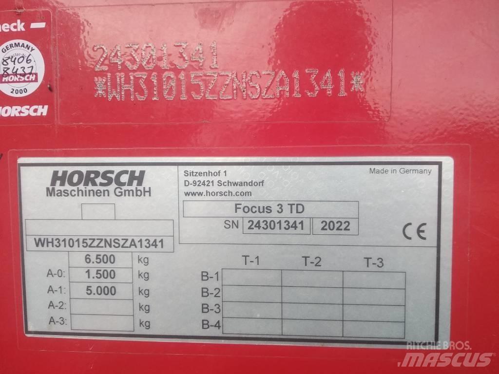 Horsch Focus 3 TD Сеялки