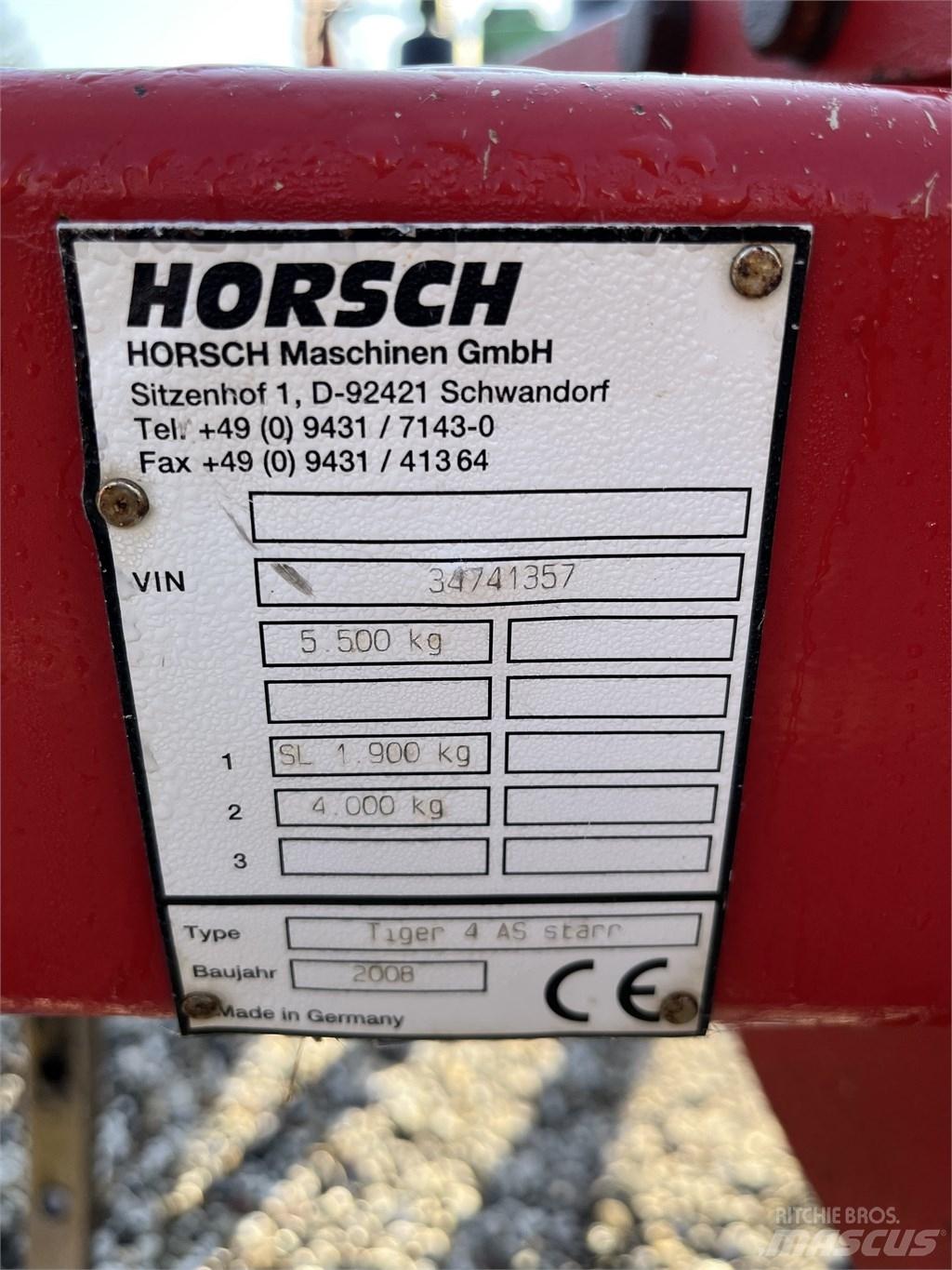 Horsch Tiger 4 AS Пружинные бороны