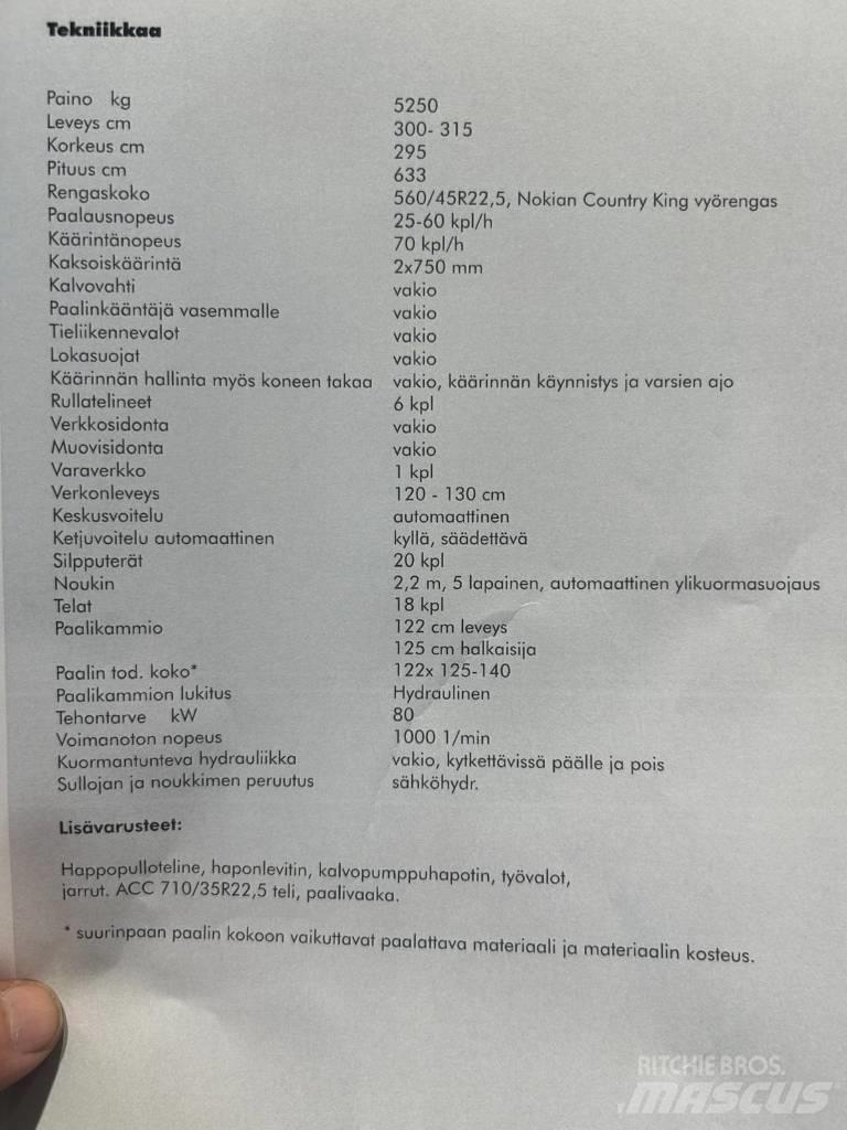 Agronic ACC Pulse M Рулонные пресс-подборщики