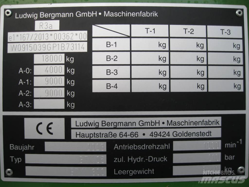 Bergmann GTW 300 Прицепы перегрузчики зерна