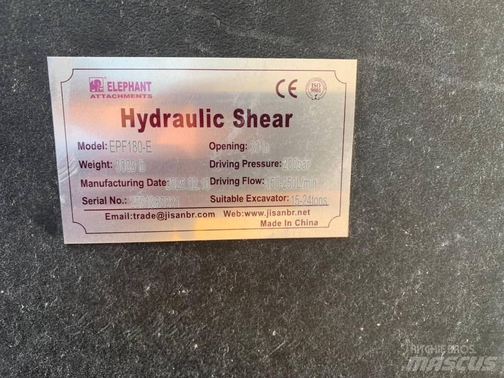  Elephant EPH180 NEW Навесные гидробуры