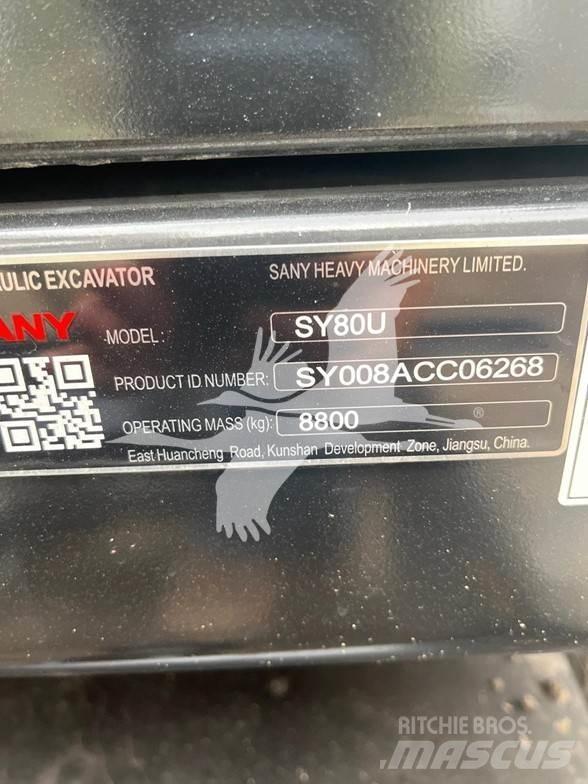 Sany SY80U Гусеничные экскаваторы